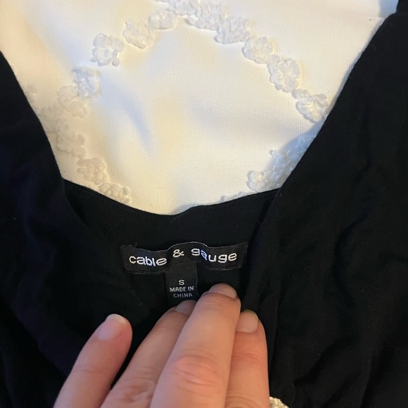 Womens cable and gauge maxi dress - Picture 3 of 3